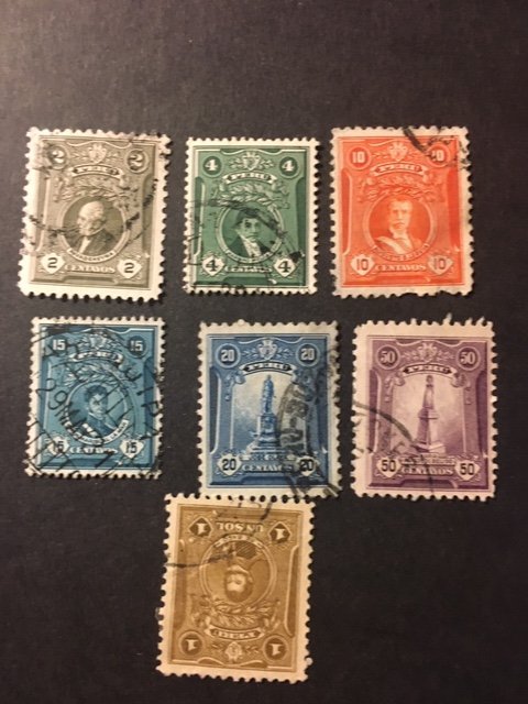 Peru sc 242,243,245,245a, 246, 248, 249 u