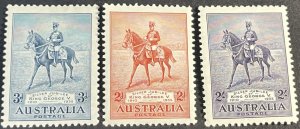AUSTRALIA # 152-154-MINT/HINGED--COMPLETE SET--1935(lotH)
