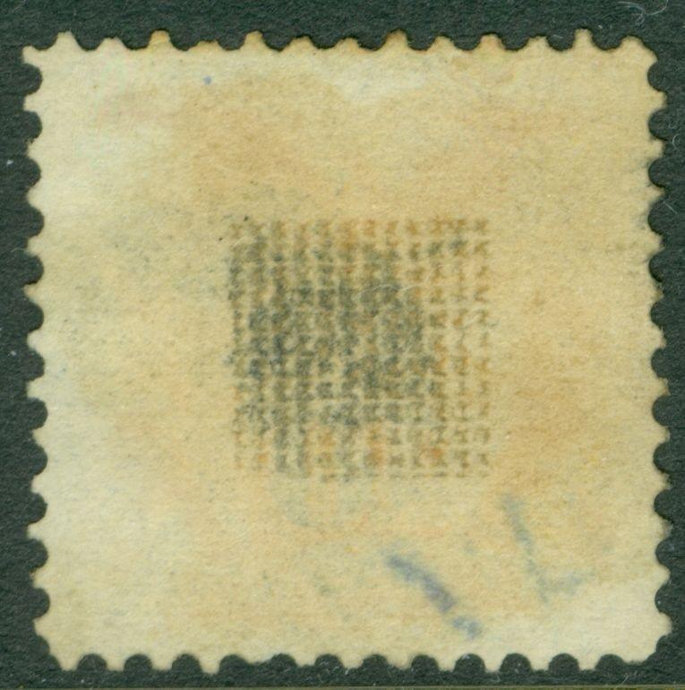 EDW1949SELL : USA 1869 Scott #116 Used. XF stamp. PSAG Certificate. Catalog $130