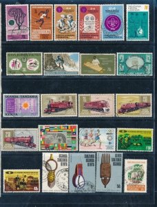 D388054 British KUT Nice selection of VFU Used stamps