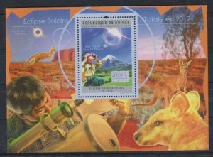 Guinea MNH S/S Space Solar Eclipse 2011