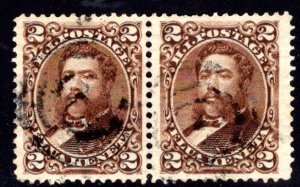 Hawaii #35, earlier printing, used pair