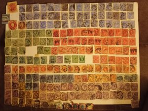 10 used assortment of Great Britain Revenue Stamps