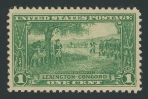 USA 617 - 1 cent Lexington Concord - PSE Graded Cert: VF 80 Mint OGnh
