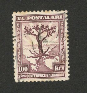 TURKEY - USED STAMP, 100 Ks - OVERPRINT - Mi.No. 944 -1931.