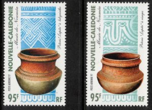 NEW CALEDONIA 1997 Melanesian Pottery; Scott C286-87; MNH