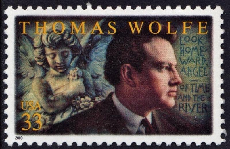 SC#3444 33¢ Thomas Wolfe Single (2000) MNH