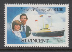 St Vincent 631 Royal Wedding MNH VF