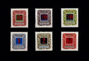 x Portuguese GUINEA 1952 MNH full set Postage Due Sc#J40-5 Mf#P39-44 YT#T42-7