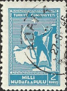 TURKEY - #RA50 - Used - SCV-0.25