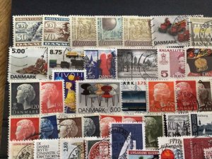 Denmark mounted mint or used stamps  A12353