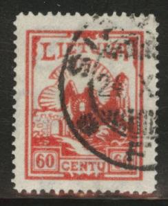 LITHUANIA LIETUVA Scott 282 wmk 238 CV$9.50