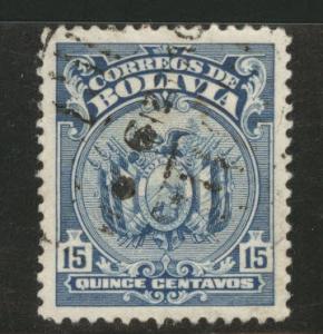 Bolivia Scott 145 used 1925 second re-engraving