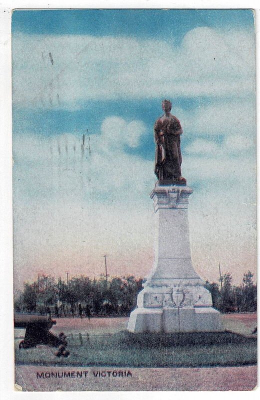 Canada 1909 London, ONT cancel on postcard to AUSTRALIA (TASMANIA)