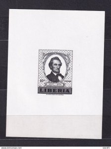 Liberia 1959 Lincoln Sheet Proof MNH 15522