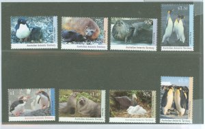 Australian Antarctic Territory #L83-L89  Single (Complete Set) (Fauna) (Wildl...