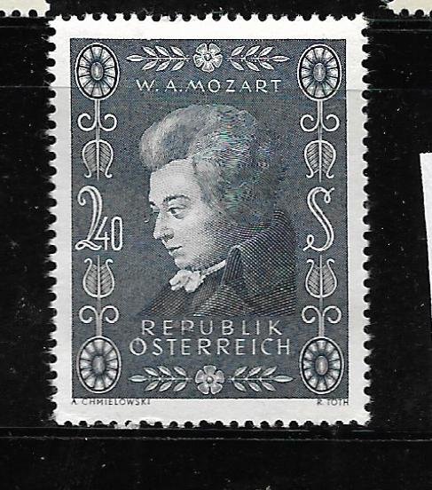 AUSTRIA,609, MINT HINGED, WOLFGANG