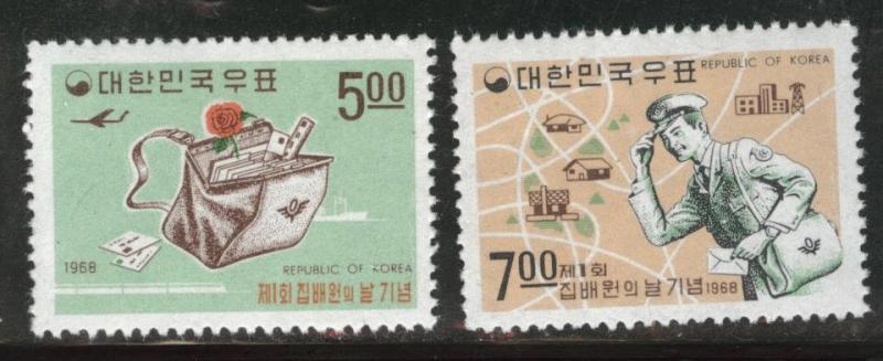 Korea Scott 602-3 MNH** 1968 set CV $2.50