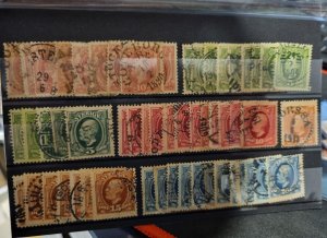 Sweden very old stamps.. 1855 to 1930.. nice collection... #586