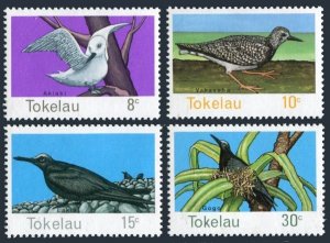 Tokelau 57-60, lightly hinged. Mi 50-53. Birds 1977. Akiaki, Vahavaha,Lakia,Gogo