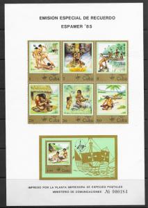 Cuba 2779a imperf S/S vf MNH. 2018 CV $80.00