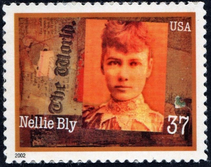 SC#3665 37¢ Women in Journalism: Nelly Bly Single (2002) SA