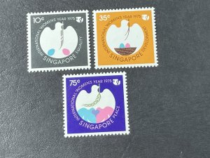 SINGAPORE # 240-242--MINT NEVER/HINGED----COMPLETE SET-----1975