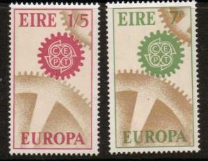 IRELAND SG229/30 1967 EUROPA MNH