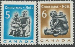 Canada # 488-89  Christmas  (2)   Mint NH