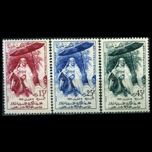 MOROCCO 1959 - Scott# 29-31 King Birthday Set of 3 LH