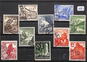 E0062 Germany Empire German Reich stamps selection