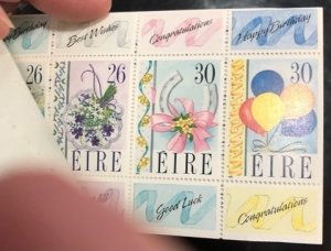 Ireland Scott# 798a, 798b VF NH Unused  Complete Booklet Cat. $28.00