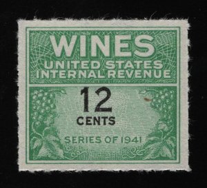 #RE125 12c Wines, Mint NGAI NH [3] **ANY 5=FREE SHIPPING**