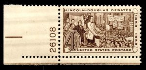 US Stamps #1115 MINT OG NH PLATE SINGLE