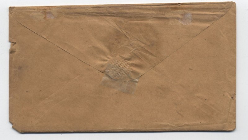 1851 Boston MA red CDS integral 3 rate stampless cover with letter [6526.399]