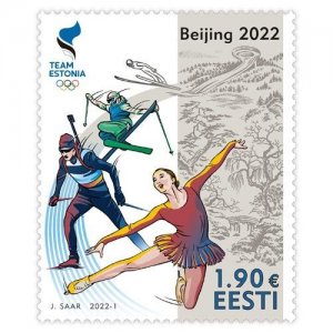 Stamps of Estonia 2022 - XXIV Olympic Winter Games in Beijing
