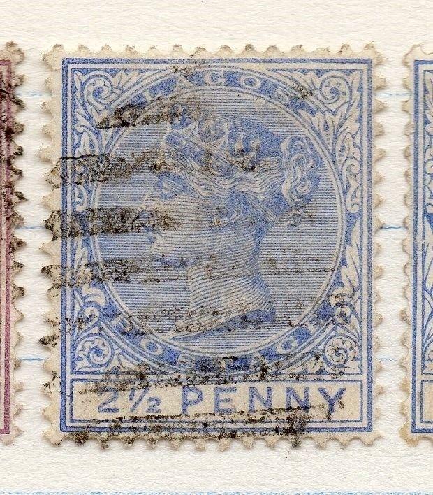 Lagos Nigeria 1887 Early Issue Fine Used 2.5d. 205621