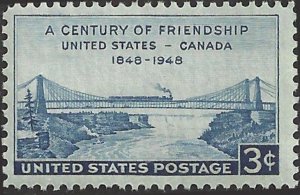 Niagara R R Bridge 3 Cent Mint Unused Stamp Never Hinged Scott #961