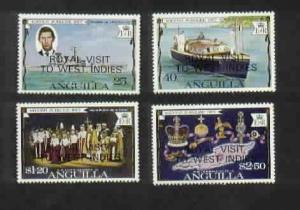 Anguilla  - #297 - 300 Royal visit Set/4 - MNH