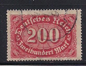 Germany Sc. # 200 Used Inflation Wmk. 126 - L9