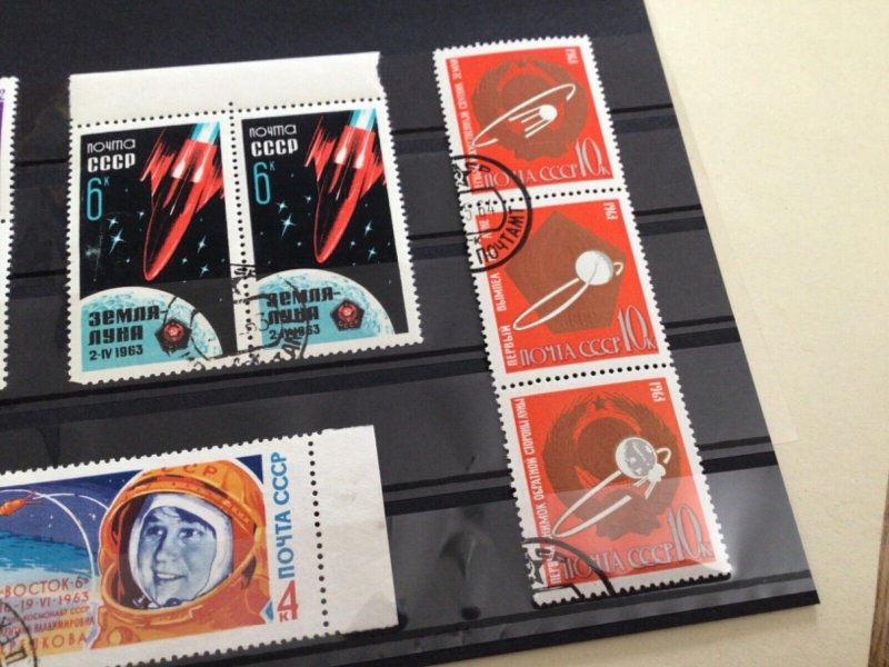 U. S. S. R.  Russia 1960’s space used stamps A13164