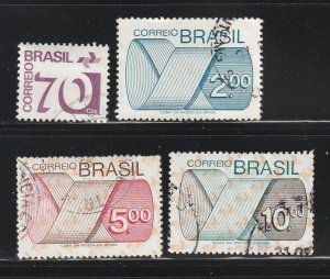 Brazil 1256, 1258, 1260-1261 U Numerals