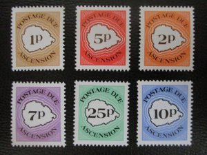 Ascension #J1-J6 Mint Never Hinged - WDWPhilatelic (10/22) 