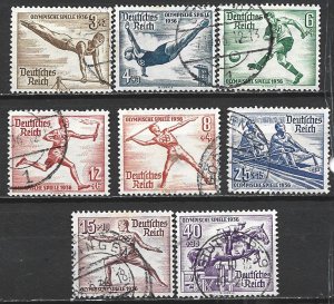 COLLECTION LOT 21447 GERMANY #B82-9 1936 CV+$17 COMPLETE SET