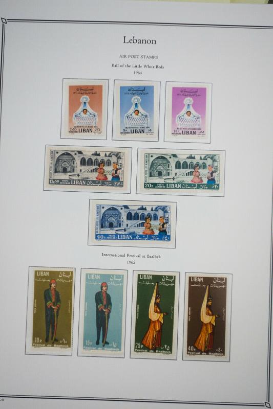 Lebanon Stamps mint NH 1960-1967 w/Commems & Air Mails