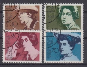 Germany 1975 Sc#1155-1158 Mi#826-829 used (BU1049)