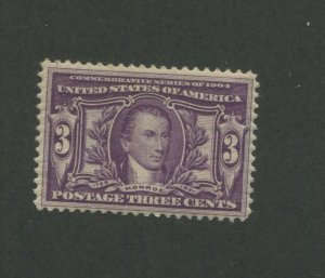 United States Postage Stamp #325 Mint MNH F/VF