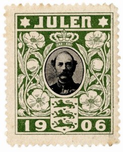 (I.B) Denmark Cinderella : Christmas Seal (1906)