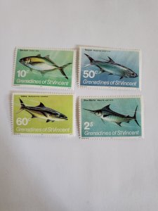 Stamps St Vincent Grenadines 218-21 nh