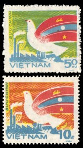 Democratic Republic of Viet Nam 1984 Scott #1436-1437 Mint NGAI Never Hinged